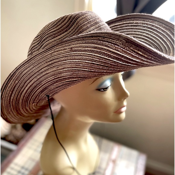 San Diego Zoo Safaris Posable Western Sun Shade Logo Lightweight Sun Hat Unisex - Picture 3 of 12